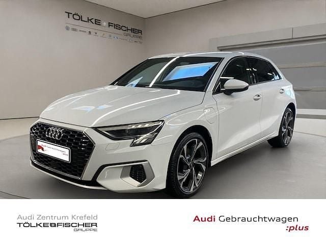 Gletscherweiß metallic Gebraucht 2023 Audi A3 Sportback e-tron Advanced Plus Kleinwagen | 22.679 € (Guter Preis) - Bild 1/4
