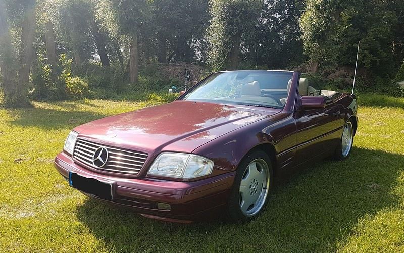 Gebraucht Mercedes SL280 193 PS (141 kW) 1996 Rot Cabrio