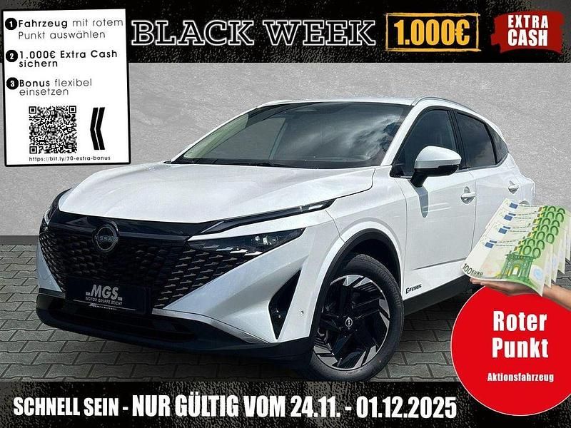 Pearl white Neu 2025 Nissan Qashqai N-Connecta SUV | 33.600 € (Fairer Preis) - Bild 1/4