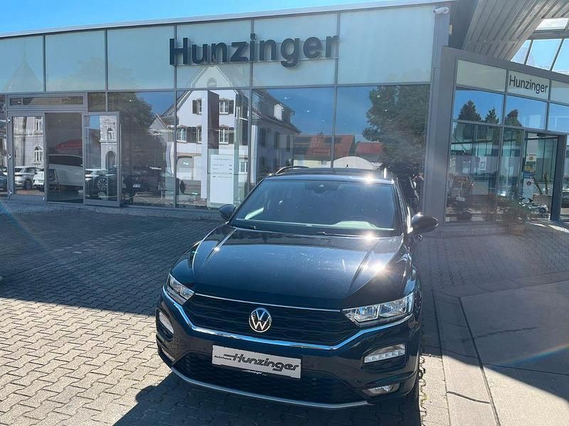 Schwarz Gebraucht 2021 VW T-Roc Sportline SUV | 22.220 € (Fairer Preis) - Bild 1/4