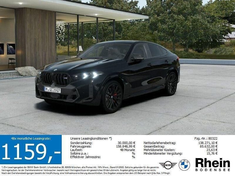 Schwarz Neu 2025 BMW X6 M Sport SUV | 136.480 € - Bild 1/4