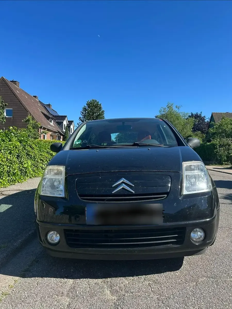 Gebraucht Citroën C2 73 PS (53 kW) 2005 Schwarz Kleinwagen