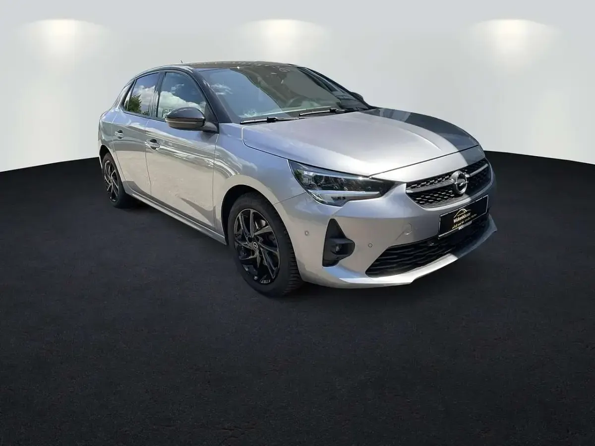 Gebraucht Opel Corsa GS Line 101 PS (74 kW) 2023 Kontrast grau/quarz silber (metallic) Kleinwagen