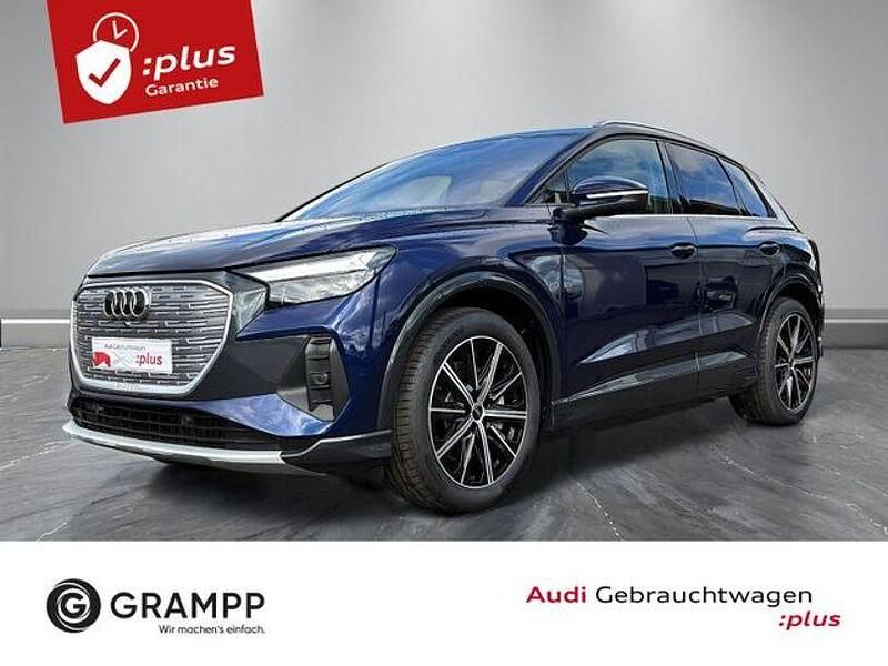 Navarrablau metallic Gebraucht 2024 Audi Q4 e-tron Advanced SUV | 43.990 € (Fairer Preis) - Bild 1/4