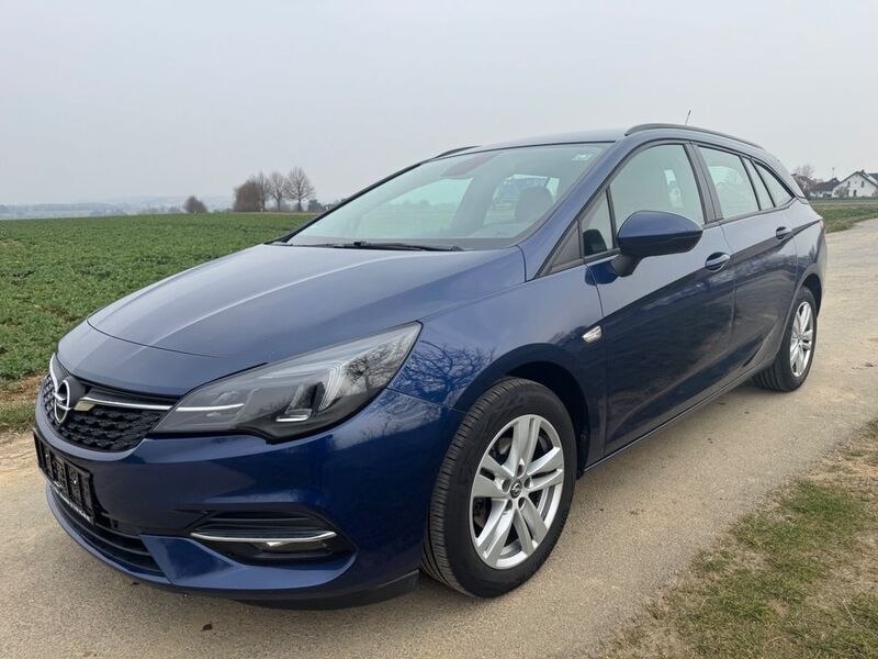 Blau Gebraucht 2021 Opel Astra Business Kombi | 8.999 € (Guter Preis) - Bild 1/4