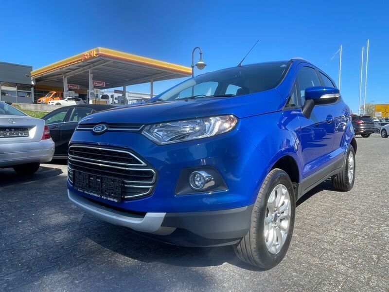 Kineticblau (metallic) Gebraucht 2015 Ford Ecosport Titanium SUV | 5.999 € (Fairer Preis) - Bild 1/4