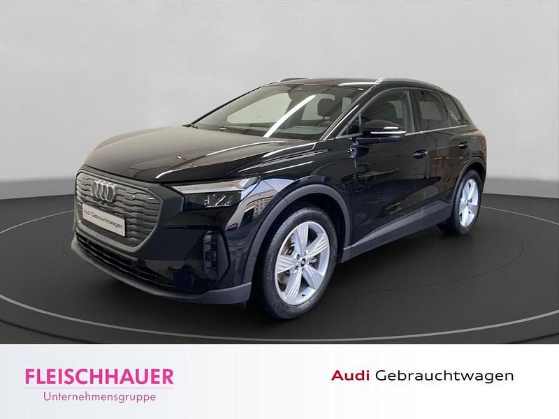 Mythosschwarz metallic Gebraucht 2023 Audi Q4 e-tron SUV | 23.890 € (Superpreis) - Bild 1/4