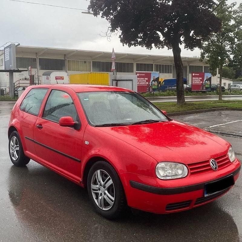 Rot Gebraucht 2000 VW Golf IV Limousine | 549 € (Superpreis) - Bild 1/4
