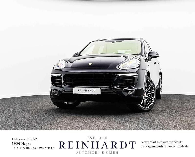Tiefschwarzmetallic Gebraucht 2015 Porsche Cayenne S SUV | 30.250 € (Guter Preis) - Bild 1/3