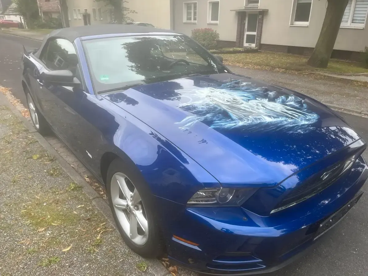 Gebraucht Ford Mustang 313 PS (230 kW) 2012 Blau Cabrio