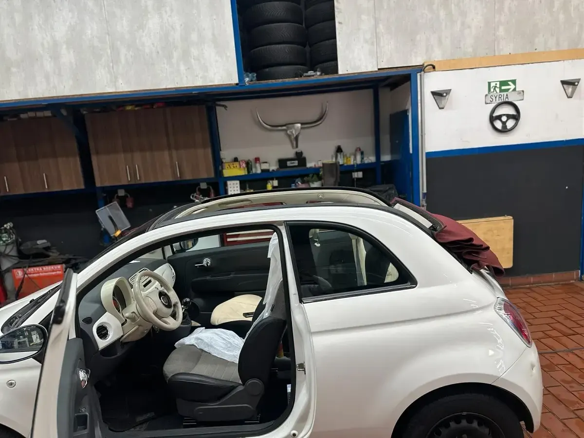 Gebraucht Fiat 500C 2012 Weiß Cabrio