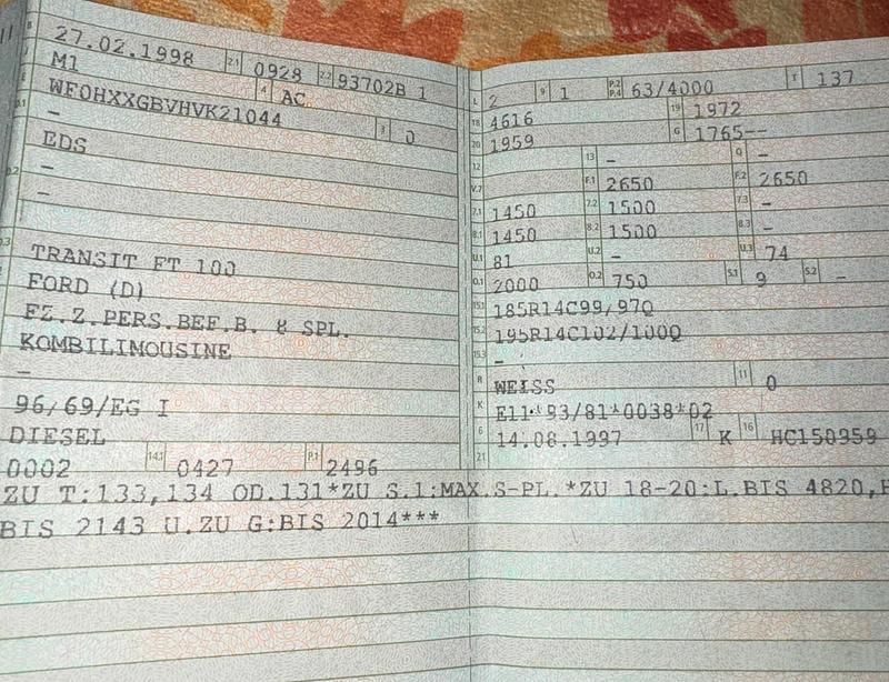 Second-hand Ford Transit 1997 Alb Break