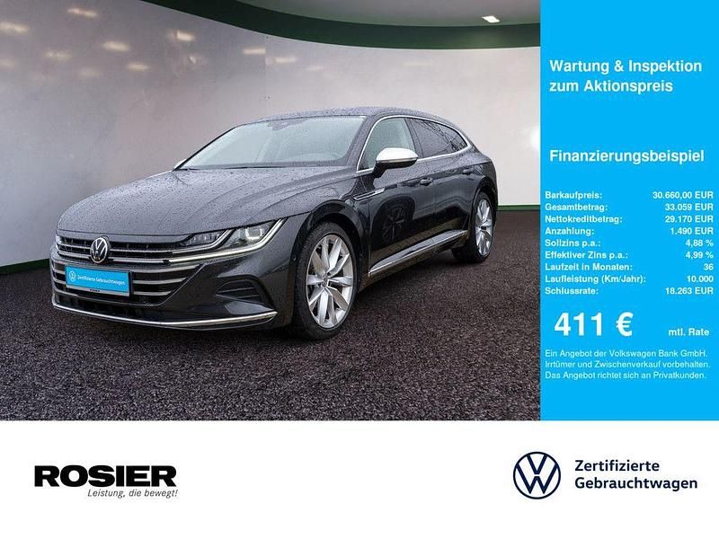 Gebraucht VW Arteon Elegance 190 PS (139 kW) 2021 Grau / mangangrau Kombi