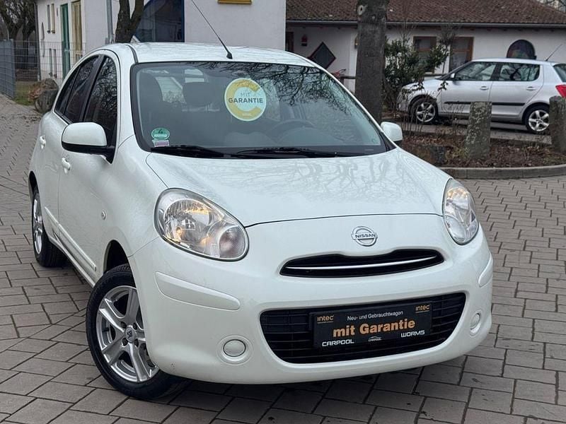Gebraucht Nissan Micra Acenta 80 PS (58 kW) 2011 Weiß Limousine