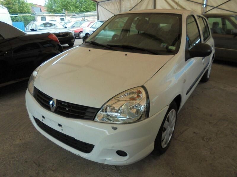 Weiß Gebraucht 2009 Renault Clio II Authentique Kleinwagen | 1.450 € - Bild 1/4