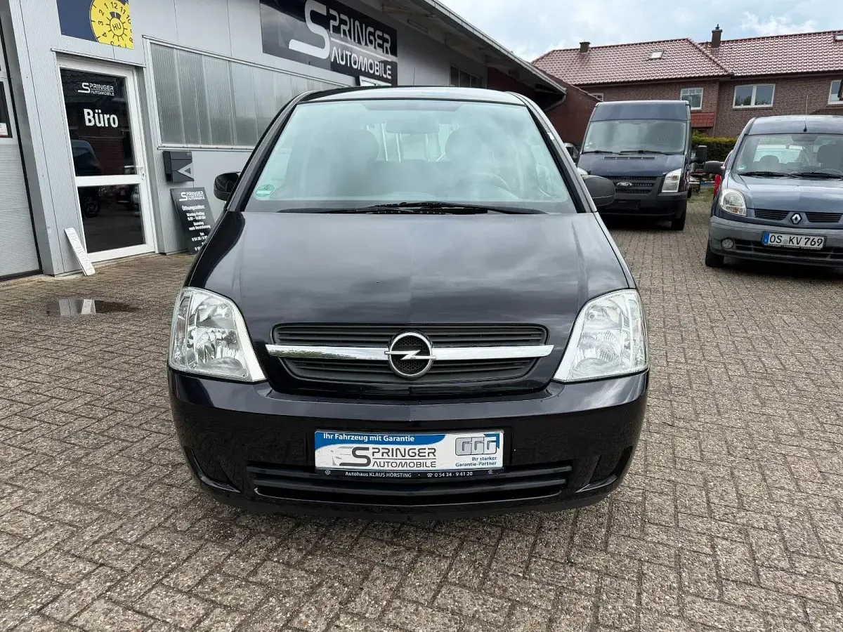Gebraucht Opel Meriva 90 PS (66 kW) 2005 Schwarz Van / Kleinbus