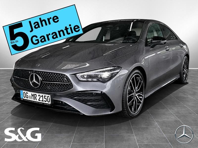 Metalliclack mountaingrau Gebraucht 2025 Mercedes CLA200 AMG Coupé | 44.899 € - Bild 1/4