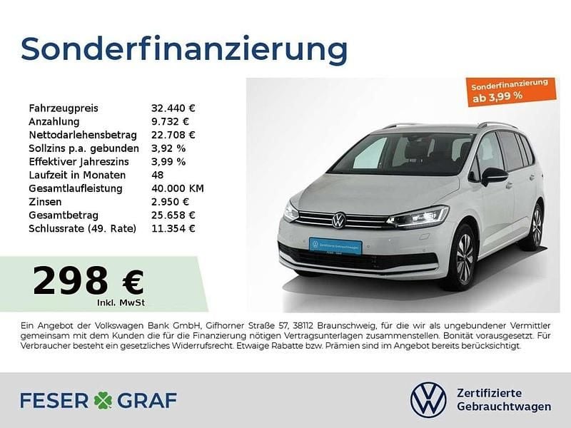Gebraucht VW Touran Comfortline 150 PS (110 kW) 2025 Pure white Van / Kleinbus
