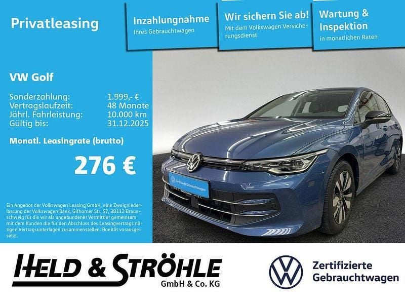 Anemonenblau metallic Gebraucht 2025 VW Golf VIII Goal Limousine | 29.840 € (Guter Preis) - Bild 1/3