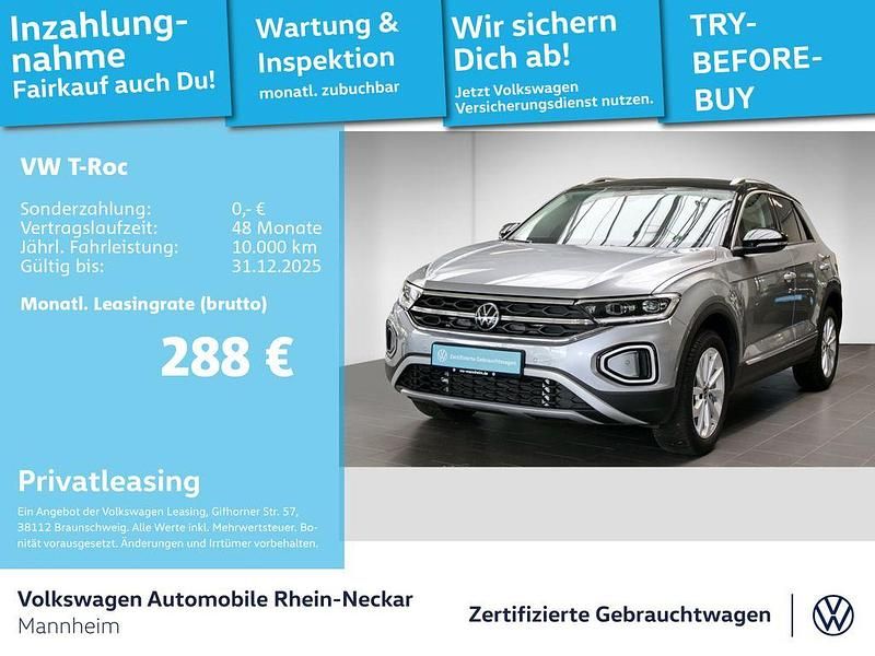 Pyritsilber metallic Gebraucht 2024 VW T-Roc Style SUV | 27.499 € (Guter Preis) - Bild 1/3