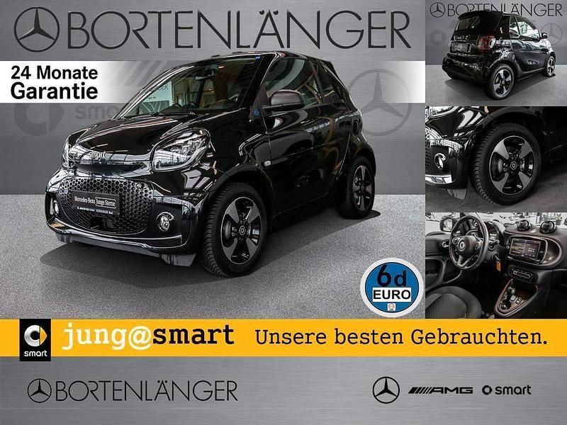 Schwarz Gebraucht 2024 Smart ForTwo Electric Drive Cabrio | 17.778 € (Etwas zu teuer) - Bild 1/4