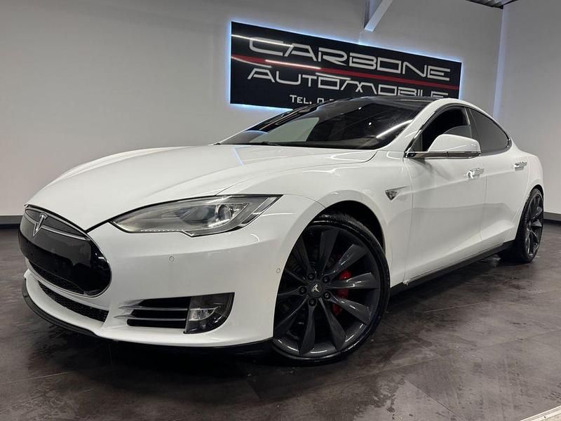 Gebraucht Tesla Model S 514 kW (700 PS) 2015 Weiß Kleinwagen