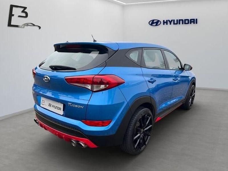 Gebraucht Hyundai Tucson GO! 177 PS (130 kW) 2017 Blau SUV
