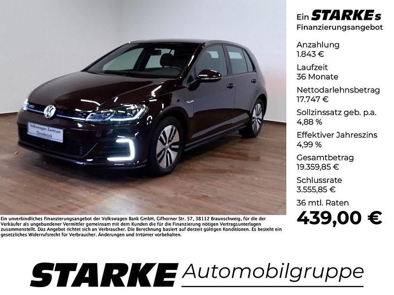 Black rubin Gebraucht 2018 VW Golf VII GTE Limousine | 19.590 € (Fairer Preis) - Bild 1/4