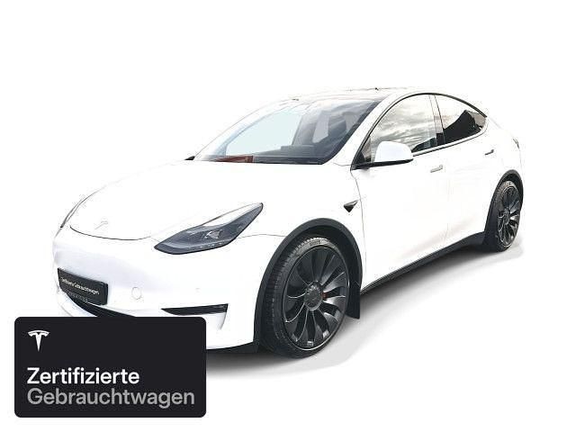 Weiß Gebraucht 2022 Tesla Model Y Performance SUV | 36.000 € (Superpreis) - Bild 1/4