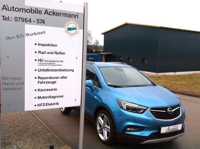 Blau Gebraucht 2017 Opel Mokka X Innovation SUV | 13.400 € (Fairer Preis) - Bild 1/4