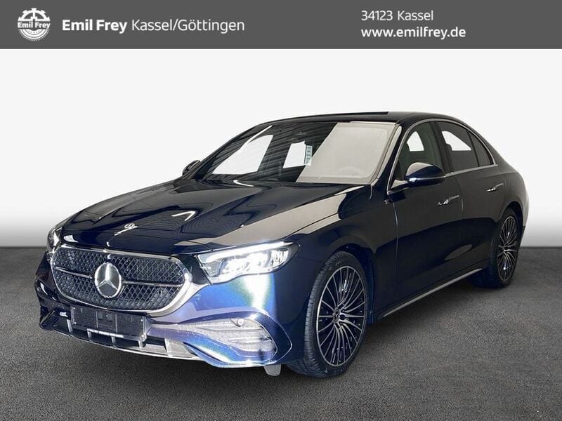 Nautikblau metallic Gebraucht 2025 Mercedes E200 AMG line Limousine | 56.600 € (Teuer) - Bild 1/4