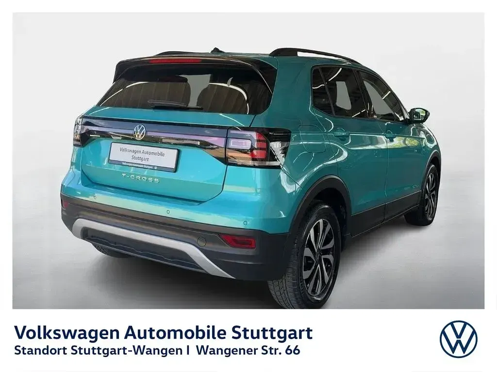Gebraucht VW T-Cross Active 110 PS (80 kW) 2021 Makenatürkis metallic SUV