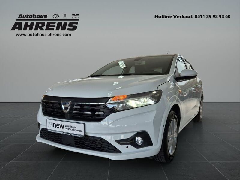 Weiß Gebraucht 2021 Dacia Sandero Comfort Kleinwagen | 11.490 € (Superpreis) - Bild 1/4
