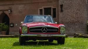 Gebraucht Mercedes SL280 170 PS (125 kW) 1969 Rot Cabrio