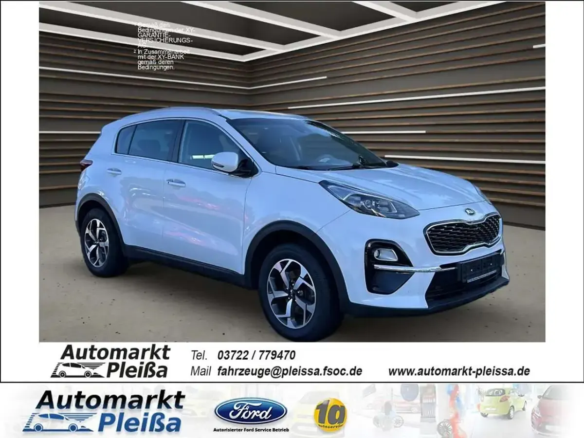 Gebraucht Kia Sportage Spirit 132 PS (97 kW) 2019 Weiß SUV