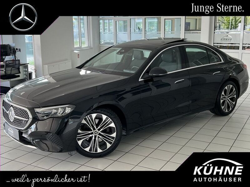 Schwarz, Gebraucht 2023 Mercedes E220 Avantgarde Limousine | 45.490 € (Guter Preis) - Bild 1/4