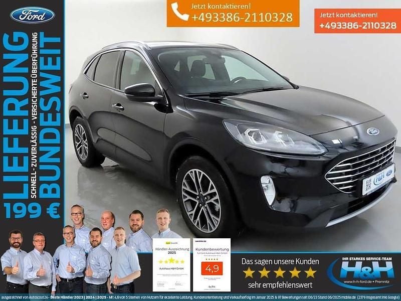 Obsidianschwarz Gebraucht 2022 Ford Kuga Titanium X SUV | 23.440 € (Superpreis) - Bild 1/4