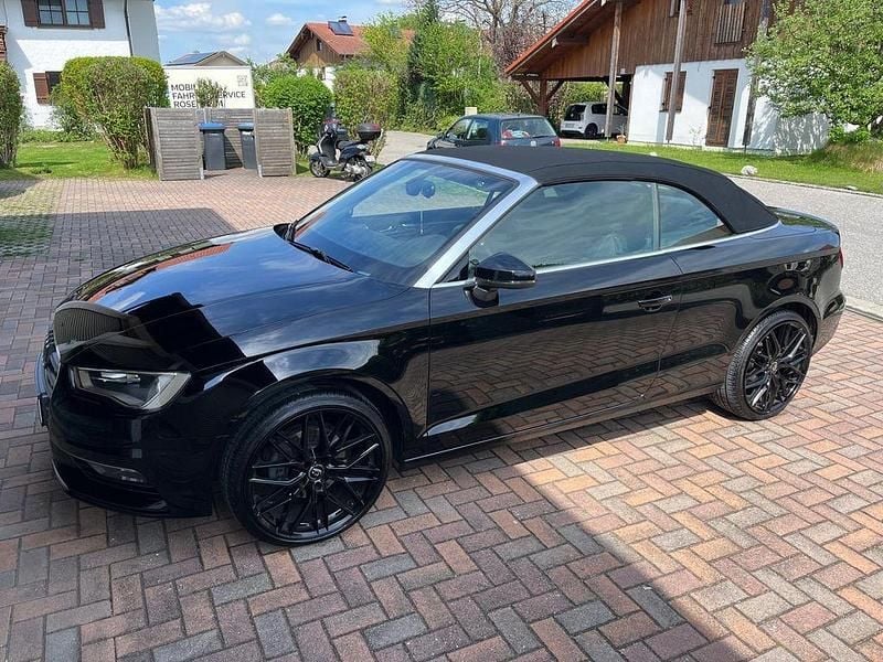 Schwarz Gebraucht 2015 Audi A3 Cabriolet Ambition Cabrio | 14.990 € (Fairer Preis) - Bild 1/4