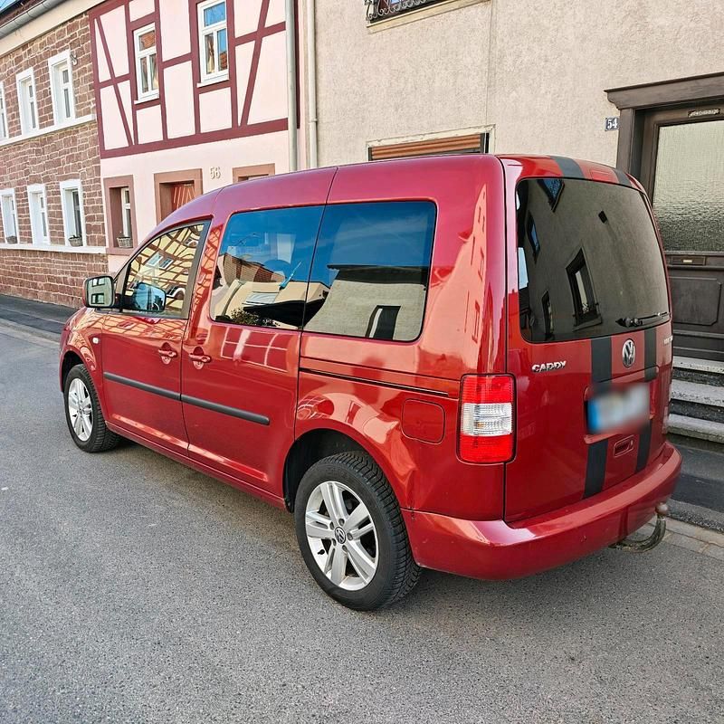 Gebraucht VW Caddy Life 105 PS (77 kW) 2007 Rot Van / Kleinbus