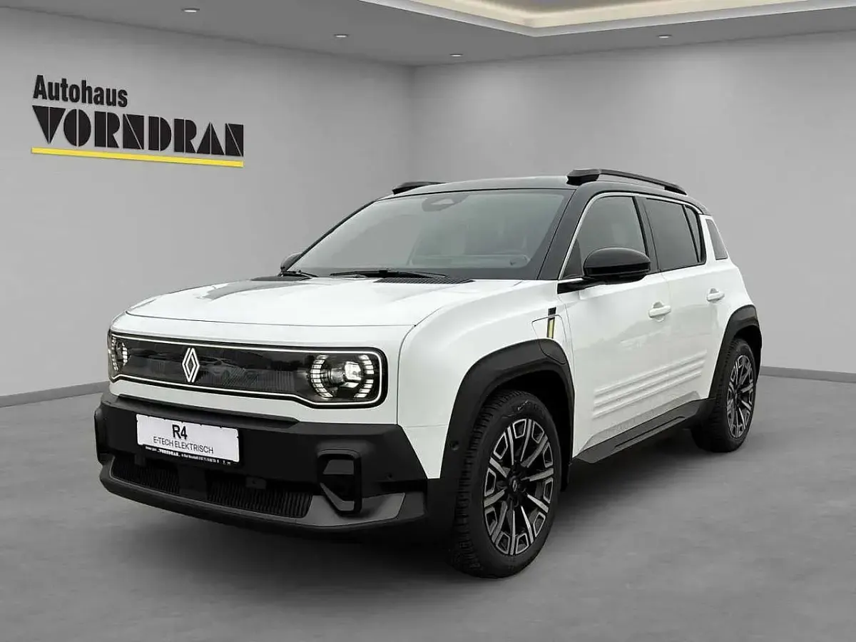Neu Renault 4 E-Tech Iconic 110 kW (150 PS) 2025 Weiß SUV