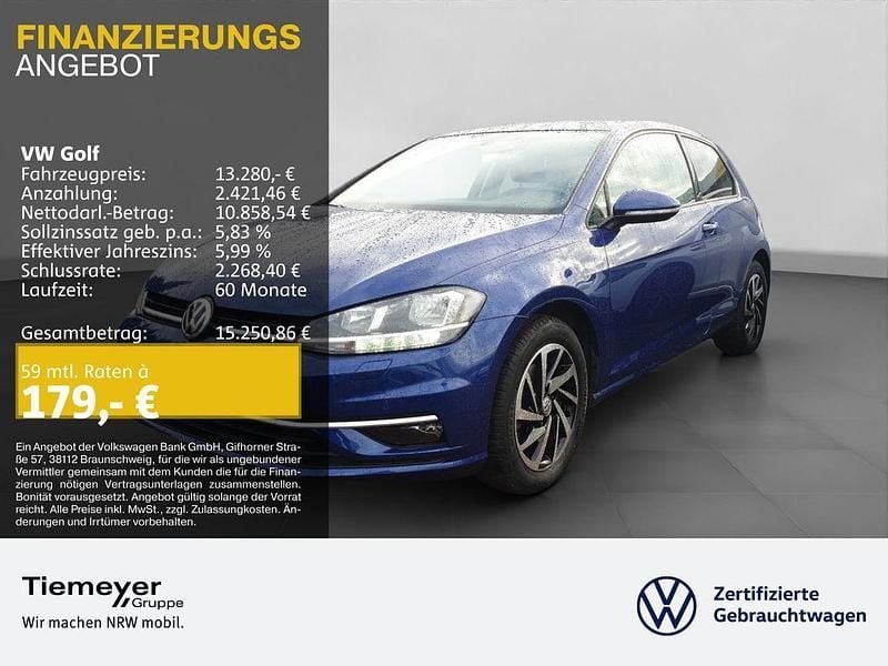 Gebraucht VW Golf VII Join 86 PS (63 kW) 2019 Blau Limousine