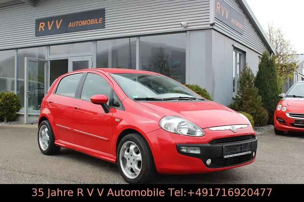 Gebraucht Fiat Punto Evo Dynamic 84 PS (61 kW) 2011 Rot Kleinwagen