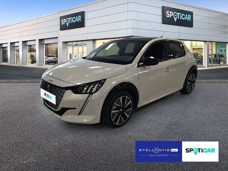 Weiß Gebraucht 2022 Peugeot e-208 GT Kleinwagen | 18.390 € (Fairer Preis) - Bild 1/4