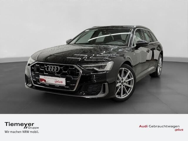 Mythosschwarz metallic Gebraucht 2024 Audi A6 S-Line Kombi | 60.180 € (Teuer) - Bild 1/4