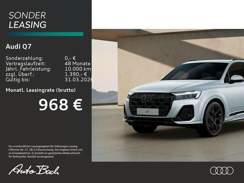 Neu Audi Q7 S-Line 286 PS (210 kW) 2026 Satellitsilber metallic SUV