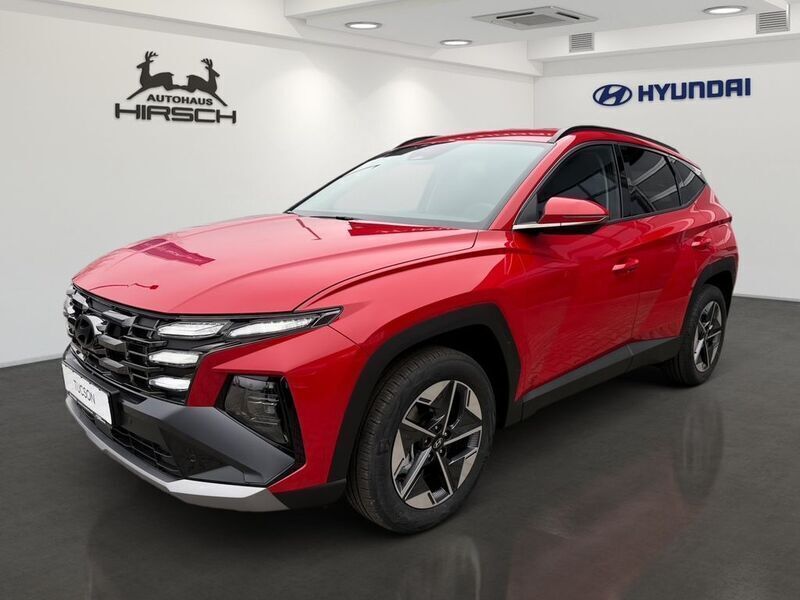 Rot (engine red / sol) Neu 2025 Hyundai Tucson Trend SUV | 38.990 € (Superpreis) - Bild 1/4