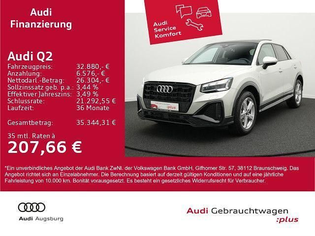Tausilber metallic Gebraucht 2024 Audi Q2 S-Line SUV | 32.880 € (Etwas zu teuer) - Bild 1/4