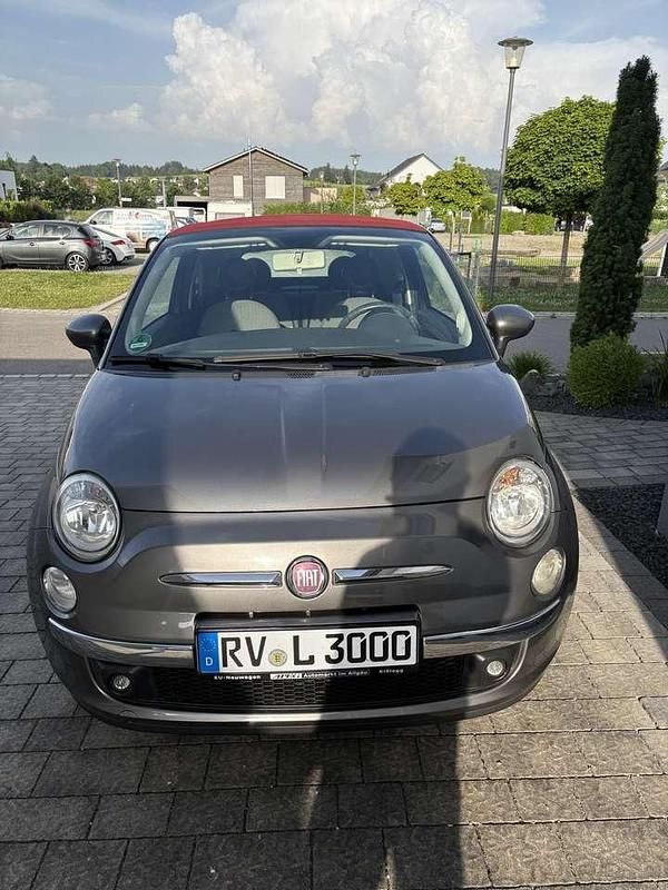 Grau Gebraucht 2012 Fiat 500C Lounge Cabrio | 4.590 € (Fairer Preis) - Bild 1/4