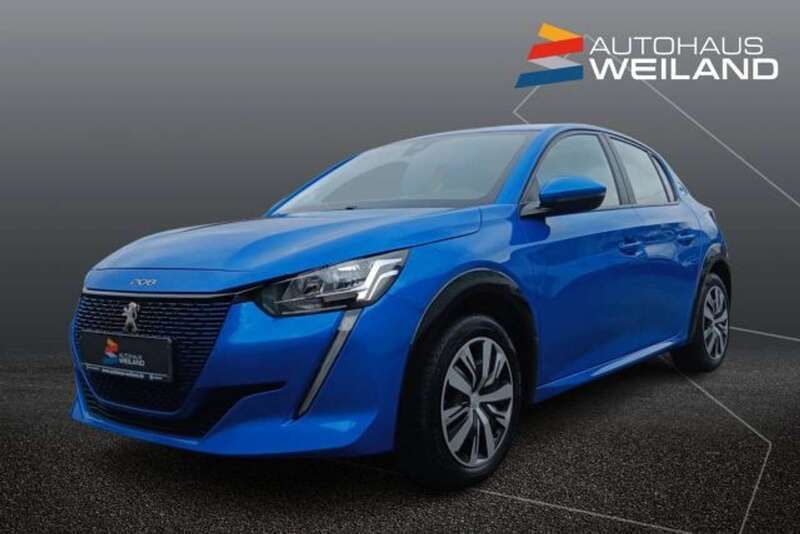 Blau Gebraucht 2020 Peugeot e-208 Active Kleinwagen | 14.770 € (Fairer Preis) - Bild 1/4