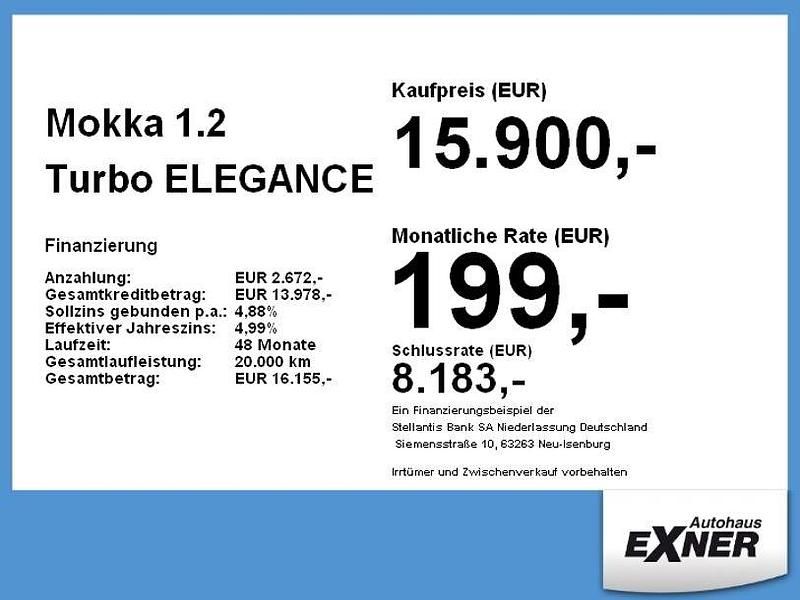 Gebraucht Opel Mokka Elegance 136 PS (100 kW) 2023 Arktis weiss SUV